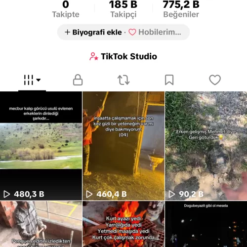  185K AKTİF KİŞİSEL TÜRK HESABIM