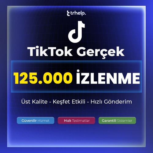  125.000  Gerçek İzlenme  Garantili - TikTok - Kopya #189653