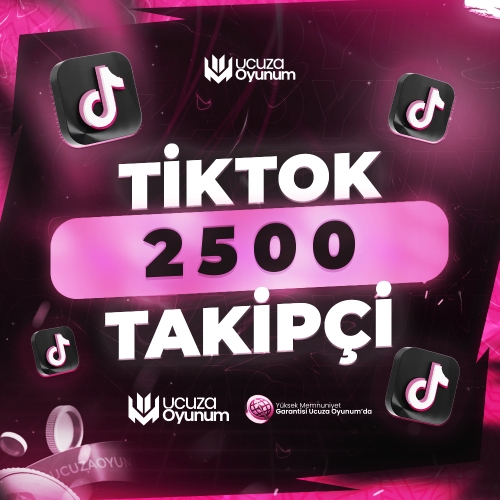  ⚡ ÇALIŞIYOR - Tiktok 2.500 Takipçi - Premium Servis