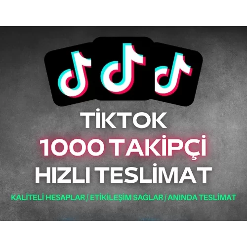  TikTok 1000 Takipçi