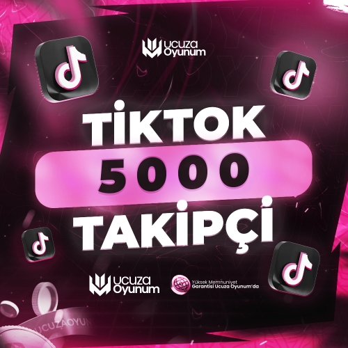  ⚡ ÇALIŞIYOR - Tiktok 5.000 Takipçi - Premium Servis