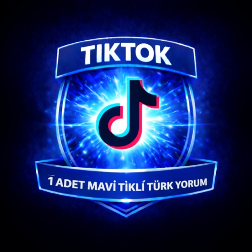  ⚡ TİKTOK 1 ADET MAVİ TİKLİ TÜRK YORUM ⚡