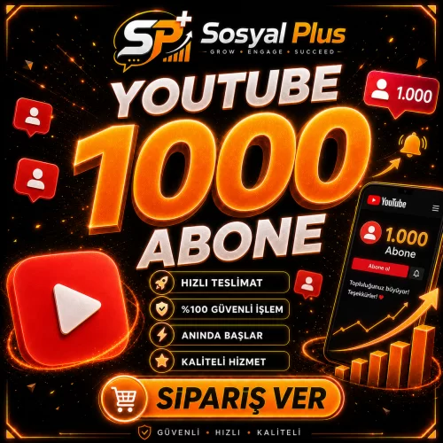  1000 Youtube Abone - Garantili - Düşüş Yok