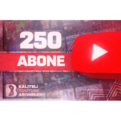  YOUTUBE 250 ABONE