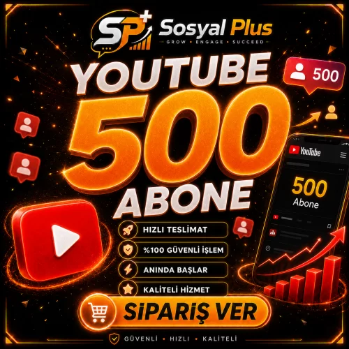  500 Youtube Abone - Garantili - Düşüş Yok