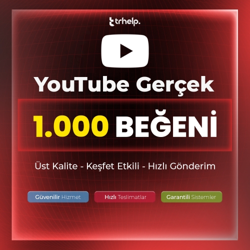  1.000 Gerçek Beğeni  Garantili - YouTube