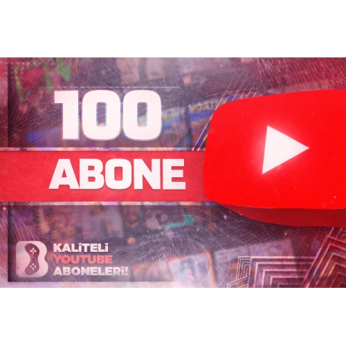  YOUTUBE 100 ABONE