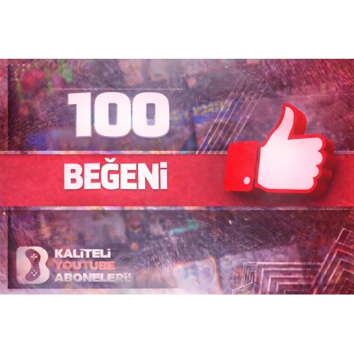  ⭐YOUTUBE 100 GERÇEK BEĞENİ