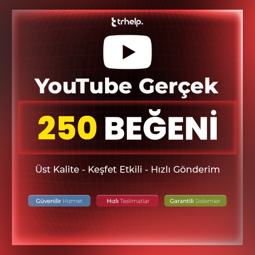  250 Gerçek Beğeni  Garantili - YouTube