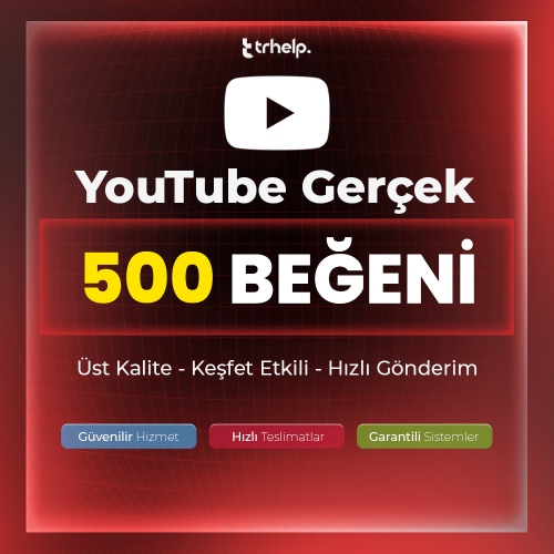  500 Gerçek Beğeni  Garantili - YouTube