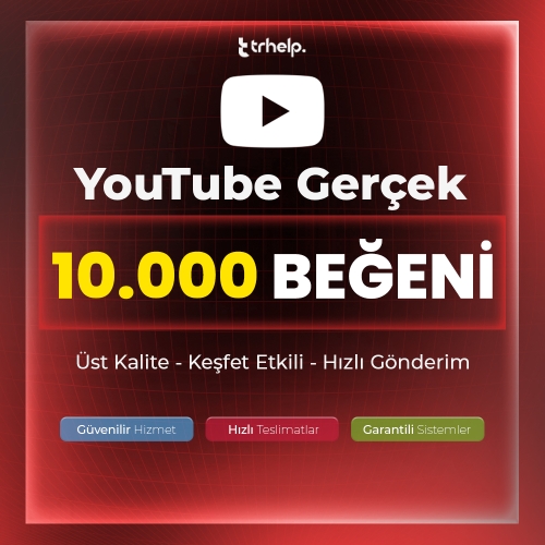 10.000 Gerçek Beğeni  Garantili - YouTube