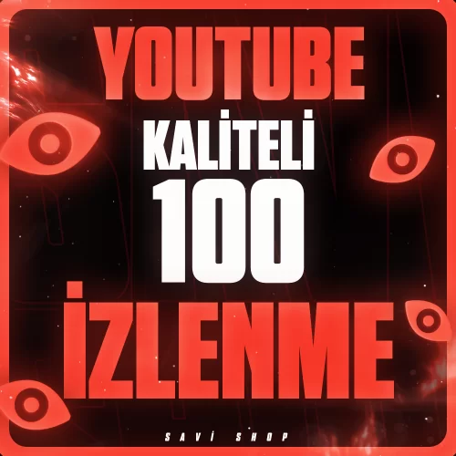  ⭐YOUTUBE 100 ADET KALİTELİ İZLENME ❤️KALİTELİ+GARANTİLİ⭐