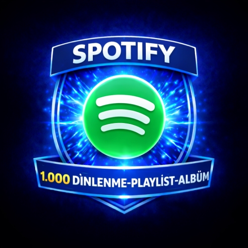  ⚡ SPOTİFY 1000 DİNLENME PLAYLİST-ALBÜM ⚡