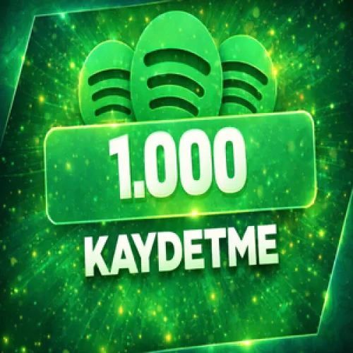  ⭐KALICI⚡SPOTİFY 1.000 KAYDETME⚡