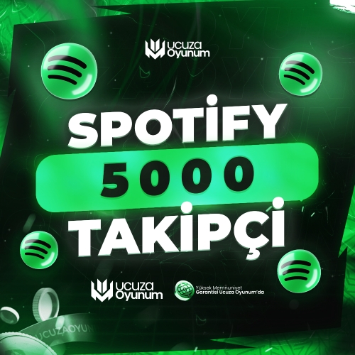 ⚡ ÇALIŞIYOR - Spotify 5.000 Takipçi - Premium Servis
