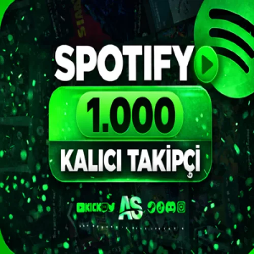  ⭐KALICI⚡SPOTİFY 1.000 TAKİPÇİ⚡