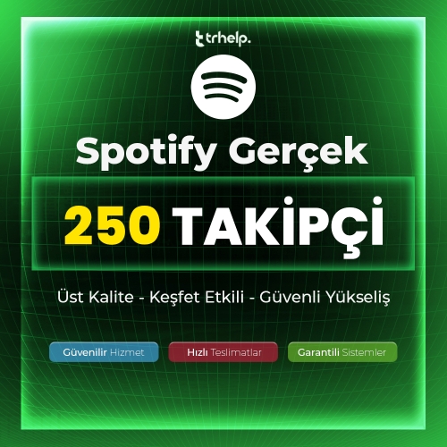  250 Gerçek Takipçi  Garantili - Spotify