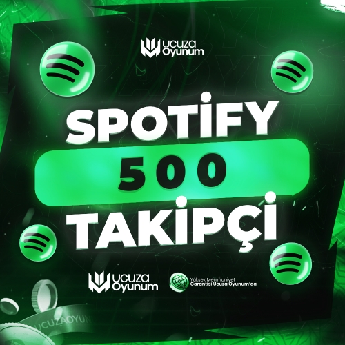  ⚡ ÇALIŞIYOR - Spotify 500 Takipçi - Premium Servis