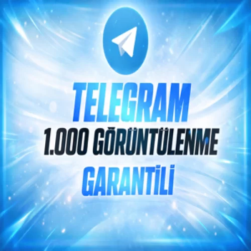  ⭐KALICI⚡TELEGRAM 1.000 GÖRÜNTÜLENME⚡