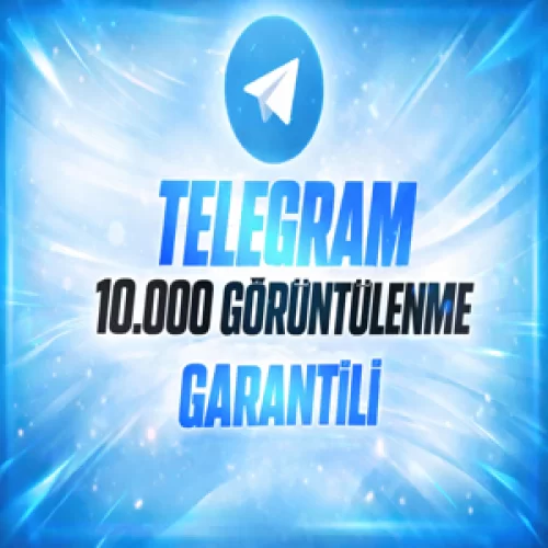  ⭐KALICI⚡TELEGRAM 10.000 GÖRÜNTÜLENME⚡