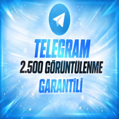 ⭐KALICI⚡TELEGRAM 2.500 GÖRÜNTÜLENME⚡