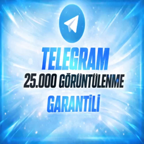 ⭐KALICI⚡TELEGRAM 25.000 GÖRÜNTÜLENME⚡