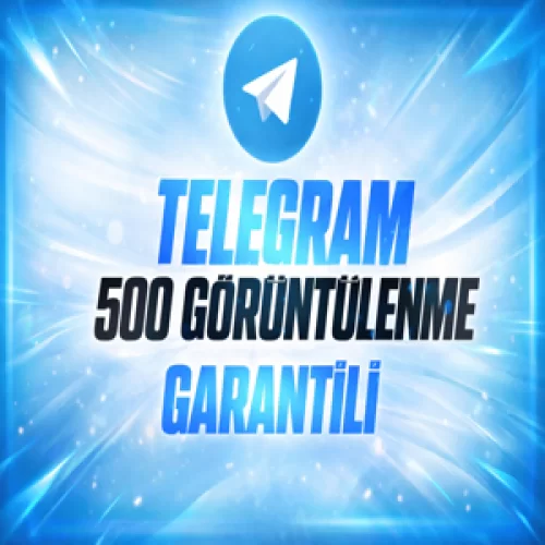  ⭐KALICI⚡TELEGRAM 500 GÖRÜNTÜLENME⚡