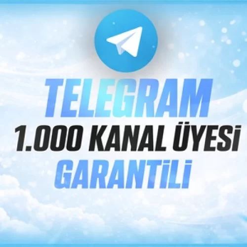  ⭐KALICI⚡ TELEGRAM 1.000 ÜYE⚡