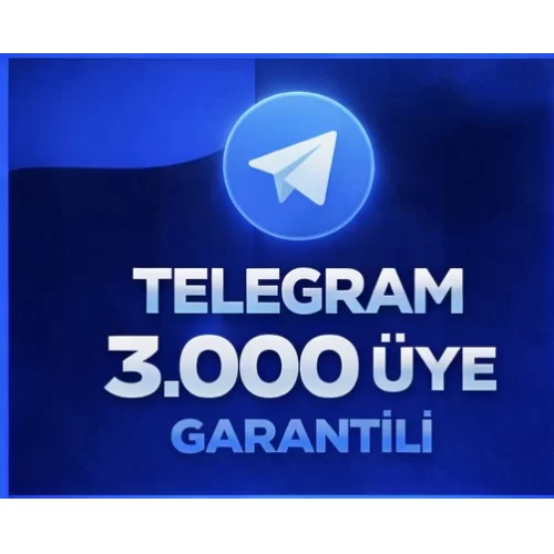 ⭐️TELEGRAM 3000 GERÇEK KANAL GRUP ÜYESİ ⭐