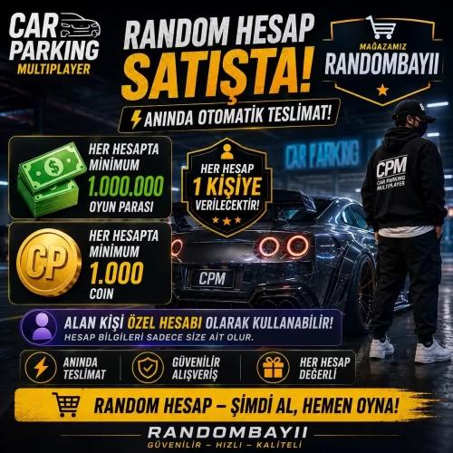 50M+ PARA  30K+ COIN RANDOM GARANTİLİ HESAP ⚡