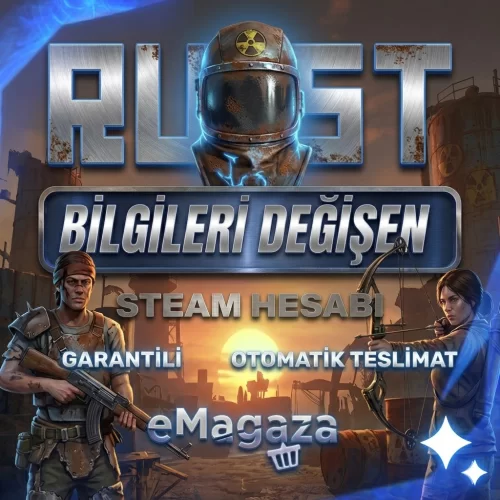  ⭐ HERŞEYİ DEĞİŞEN  RUST STEAM HESABI - BANSIZ⭐