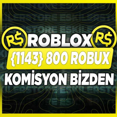  ✅1144 800 ROBUX KOMİSYON BİZDEN GAMEPASS+GRUP✅