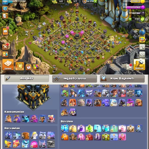  Th17 205 level 2800 elmaslı sağlam hesap