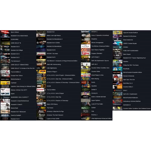  ELDEN RING Resident Evil 0-1-2-3-4-5-6-7-RESISTANCE SERİ 66.000 TL