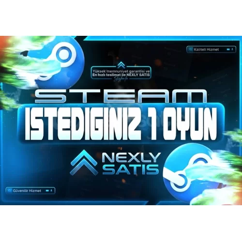  İSTEDİGİNİZ 1 ADET STEAM OYUNN