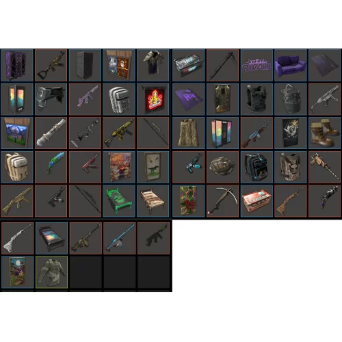  RUST 57 SKİNLİ 159 SAATLİ MAİLLİ MAİNLİK HESAP ACC