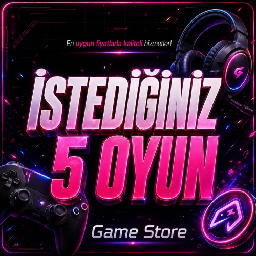  ⭐İstediğiniz 5 Oyun⭐