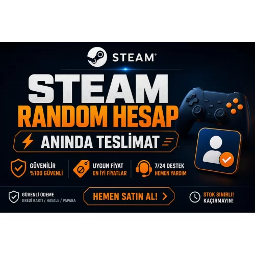  ? KALICI STEAM RANDOM HESAP SATIŞI ?