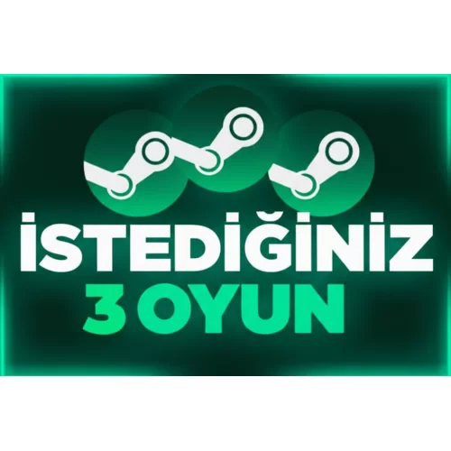 ⭐ İstediğiniz 3 Oyun + Garanti✅