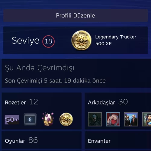Steam Hesap