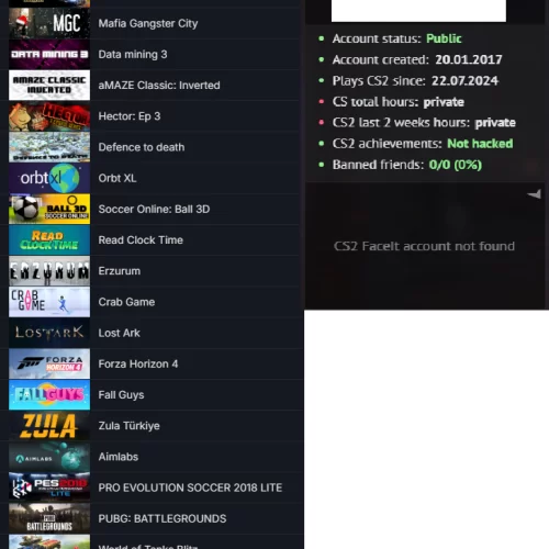  TR HESABI ETS 2 Forza Horizon 4 3500 TL STEAM OYUN ENVANTERLİ STEAM