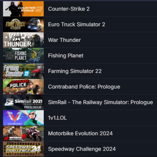  Farming Simulator 22 Euro Truck Simulator 2 2250 TL STEAM OYUN