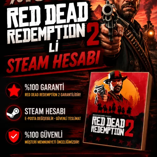  ? ÖZEL FIRSAT! 100 RDR2 Lİ STEAM HESABI ?