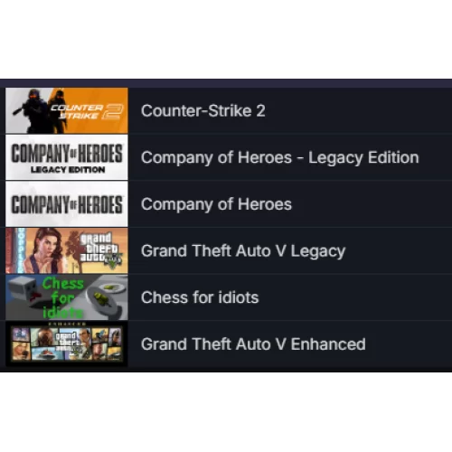  GTA V Company of Heroes-Legacy Edition 3500 TL STEAM OYUN