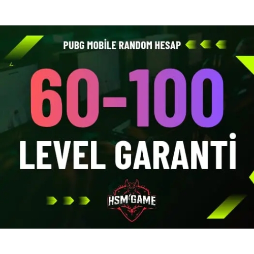  Pubg Mobile +60 Level Garantili Random Hesap