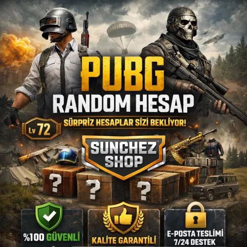 5 desatnsı garantili RANDOM HESAP