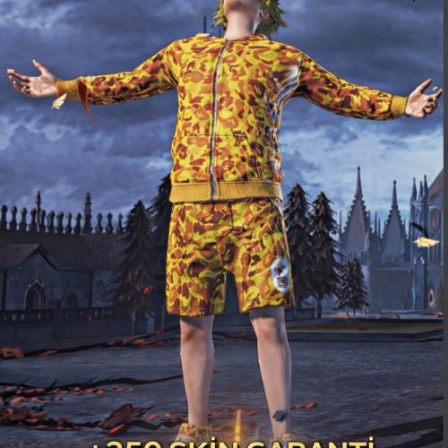  PUBG RANDOM +250 SKİN GARANTİLİ HESAP