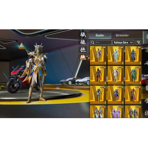  EFSANE EŞİ YOK DOPDOLU - ZENGİN HESAP - PUBG RANDOM