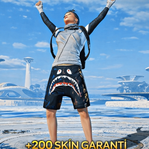  PUBG RANDOM +200 SKİN GARANTİLİ HESAP