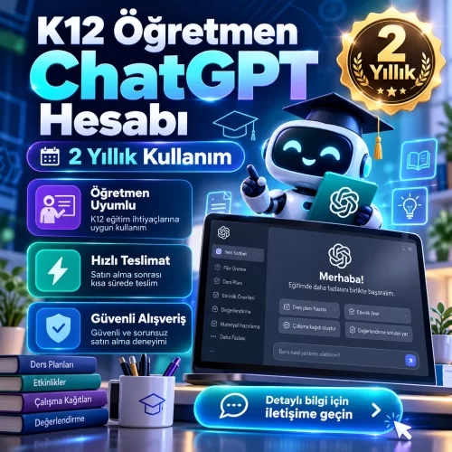 2 YILLIK - ChatGPT K12- Kişiye Özel